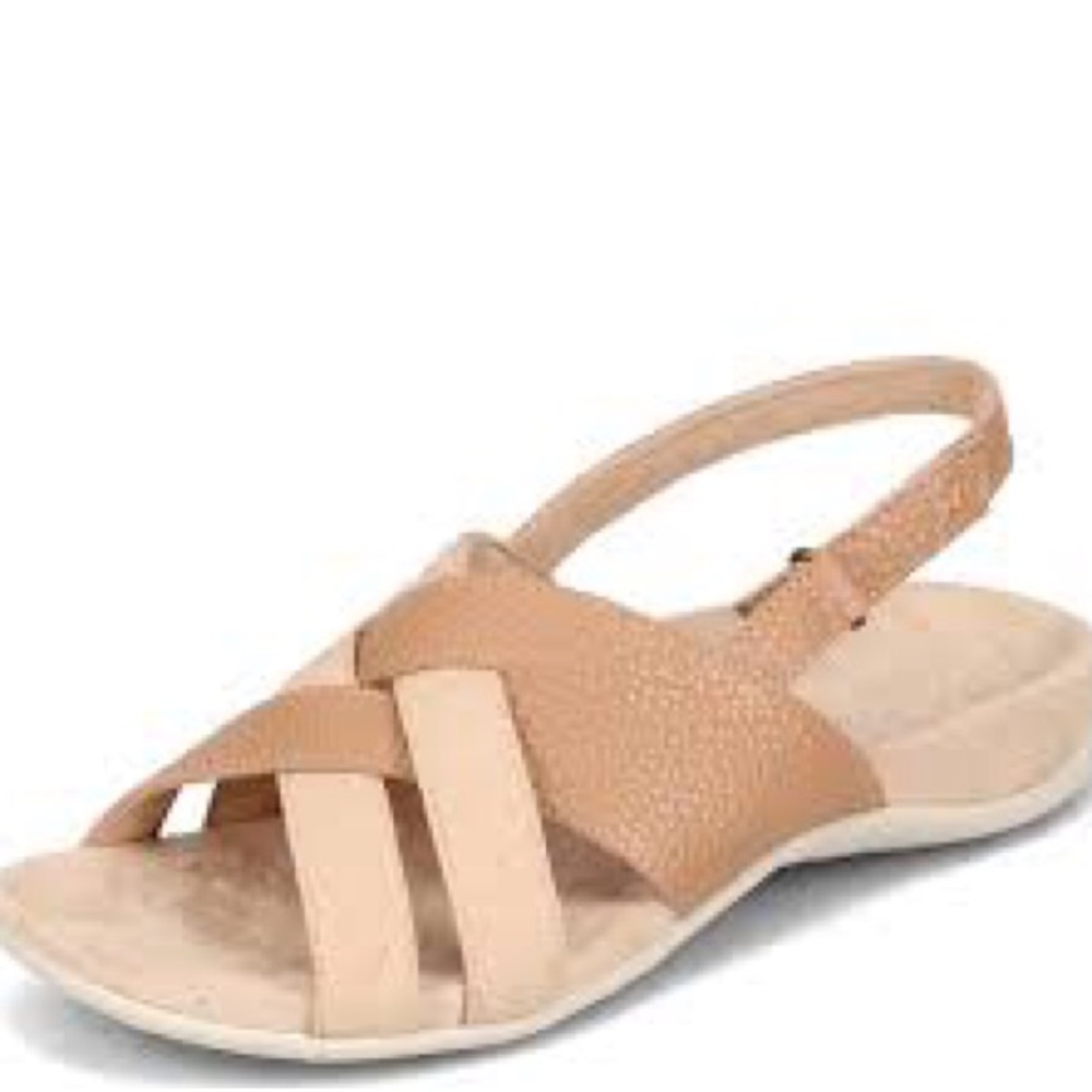 Vionic Women’s 9 Sandals Ladies Orthopedic Arch Support Tan Neutral Shoes